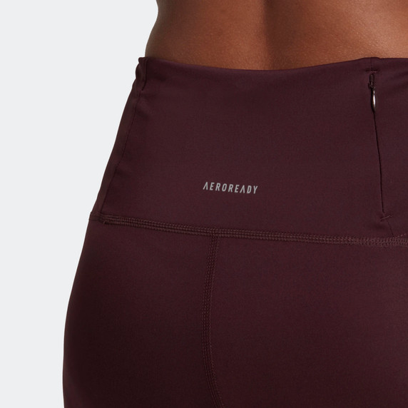 Adidas Own the Run 3/4 Womens Leggings Shadow Maroon