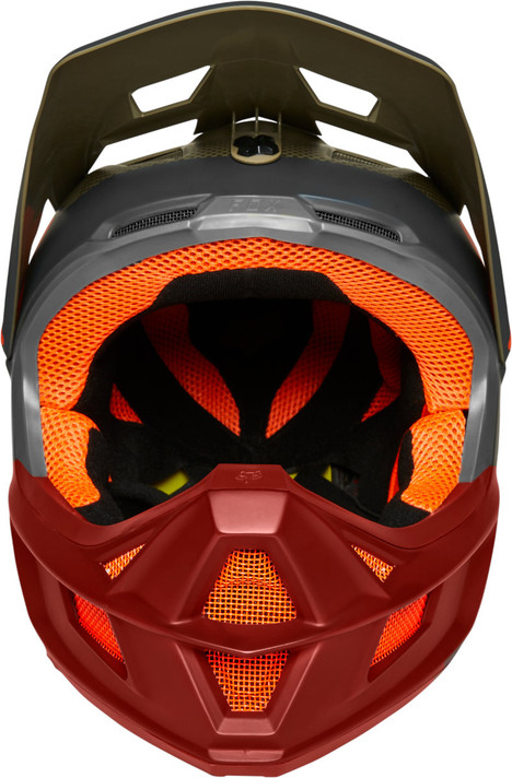 Fox Rampage Comp Camo MIPS Full Face Helmet Fluro Orange