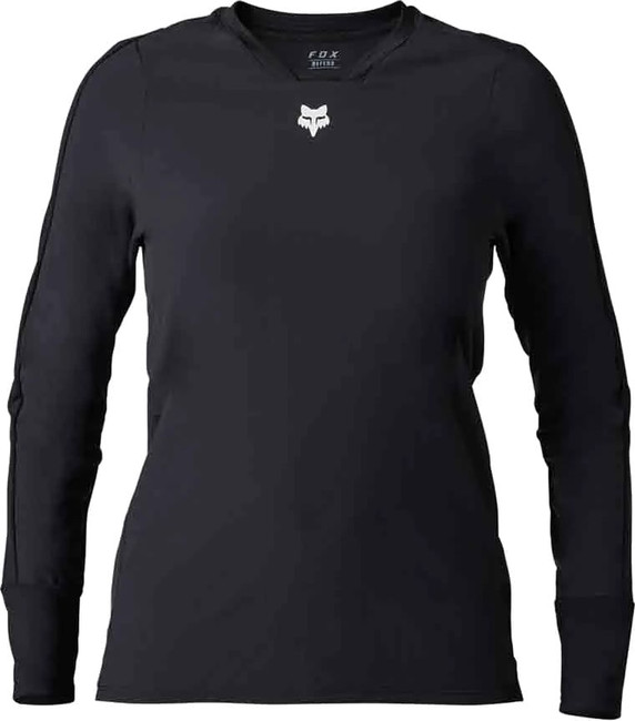 Fox Defend Womens MTB Thermal Jersey Black 