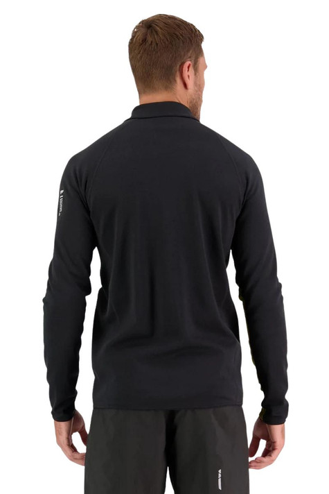 Mons Royale Approach Merino Gridlock Mens Jacket Black