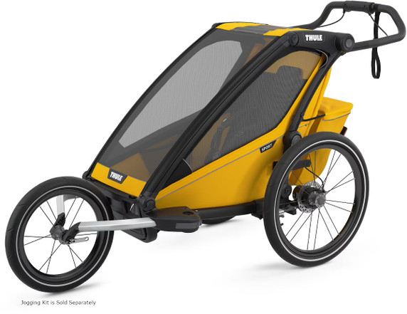 Thule Chariot Sport 1-Seat Kids Bike Trailer Black/Spectra Yellow