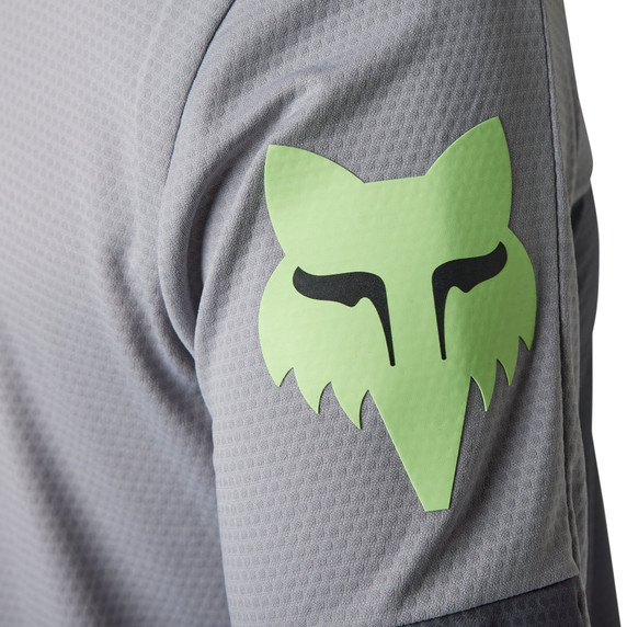 Fox Defend CEKT Mens MTB LS Jersey Light Grey 