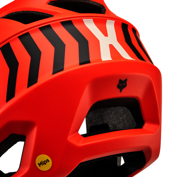 Fox Proframe Race AS Orange Flame MTB Full Face Helmet