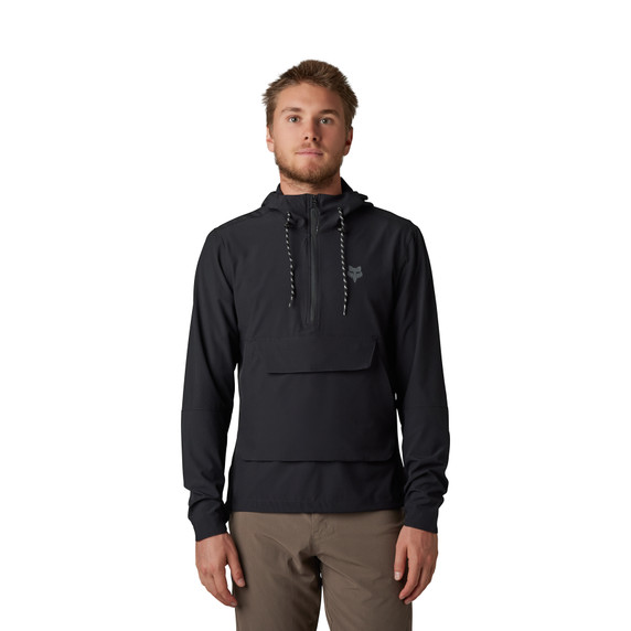 Fox Ranger Wind-Resistant Mens MTB Pullover Black 