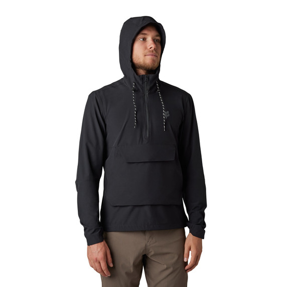 Fox Ranger Wind-Resistant Mens MTB Pullover Black 