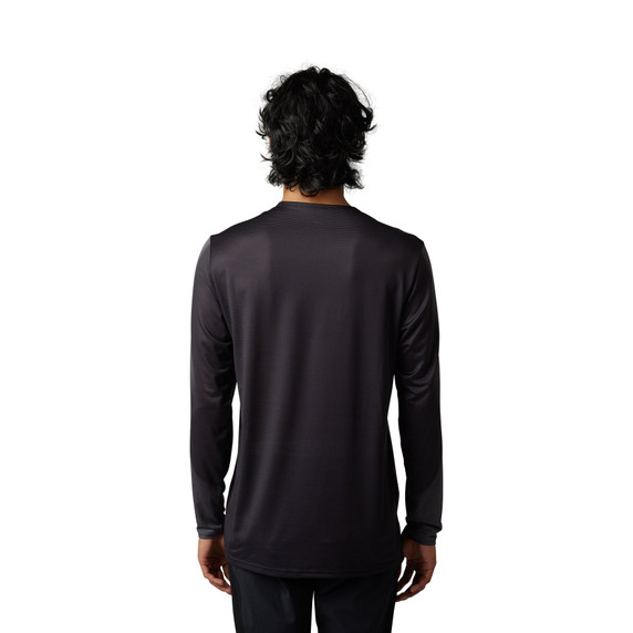 Fox Flexair Novah Mens MTB LS Jersey Steel Grey 