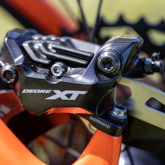 Shimano XT BR-M8120 Rear Disc Brake and BL-M8100 Left Lever