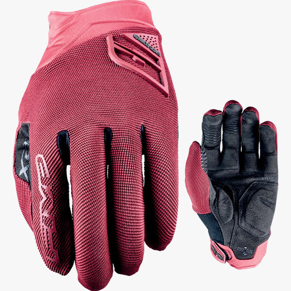 Five XR-Trail Burgundy MTB Gel Glove