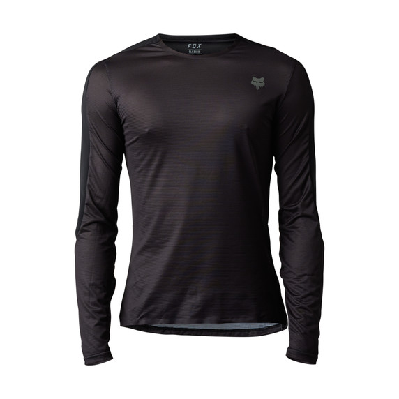 Fox Flexair Ascent Mens MTB LS Jersey Black 