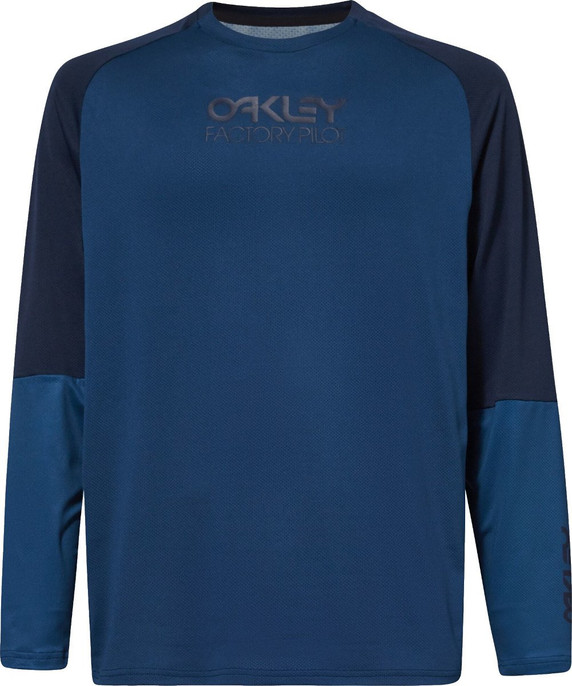 Oakley Factory Pilot LS MTB Jersey Poseidon