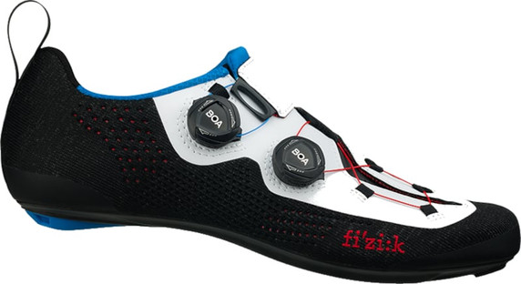 Fizik Transiro R1 Infinito Knit Triathlon Shoes Black/White