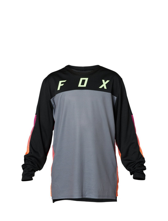 Fox Defend Race Youth MTB LS Jersey Black 