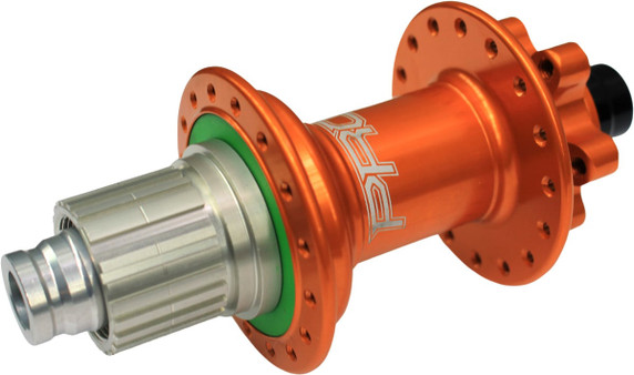 Hope Pro 4 Rear Boost Hub 148x12 32H Orange Microspline