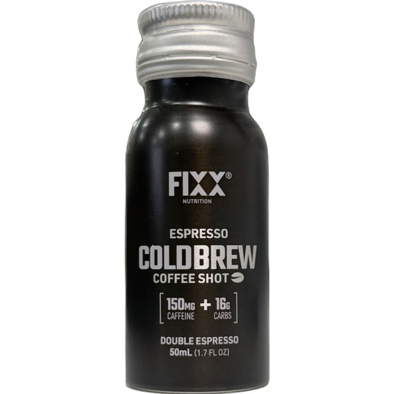 Fixx Nutrition Cold Brew Coffee Shot Bottle Espresso 50mL