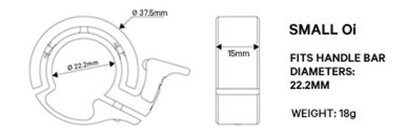 Knog Oi Classic Bell Black Small