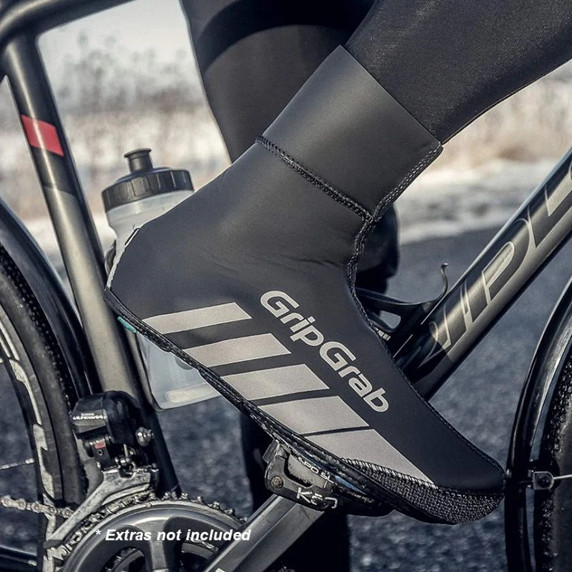 GripGrab RaceThermo Waterproof Winter Shoe Covers Black