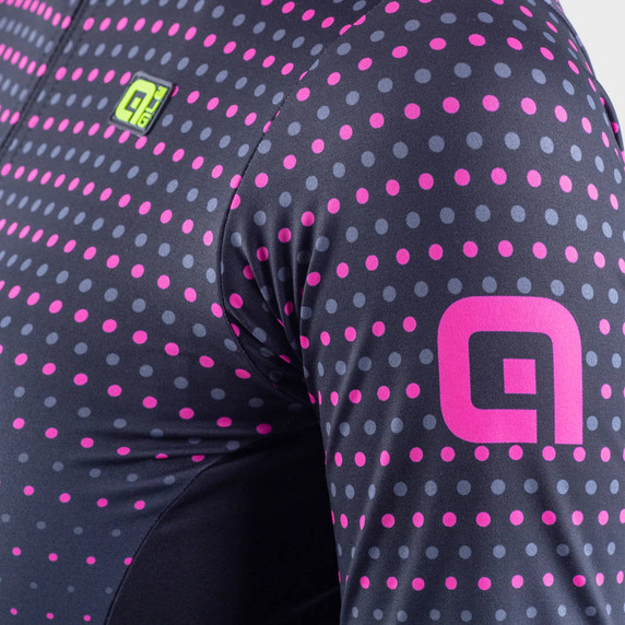 Ale PR-S Bullet LS Womens Jersey Black/Fluro Pink 2022