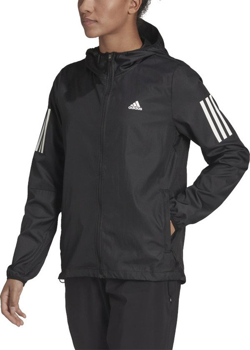 Adidas Womens Own The Run Windbreaker Jacket Black