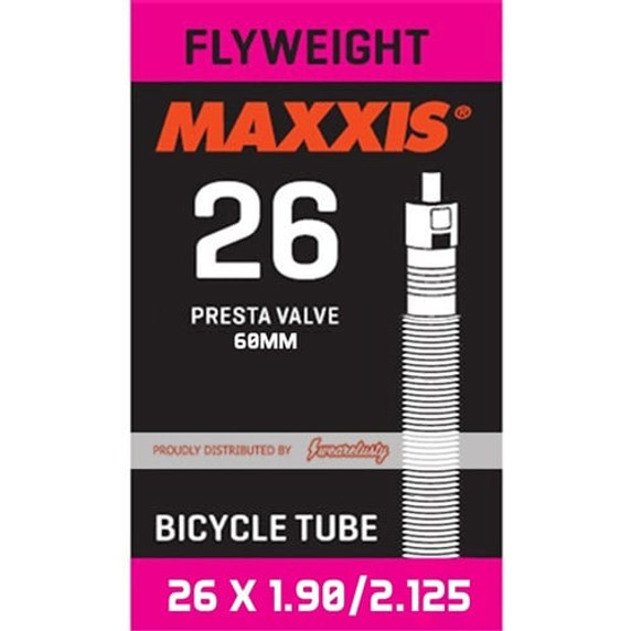 Maxxis Fly Weight 60mm Presta Valve Tube 26x1.90-2.125"