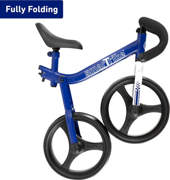 Smartrike Folding Balance Bike Blue/White