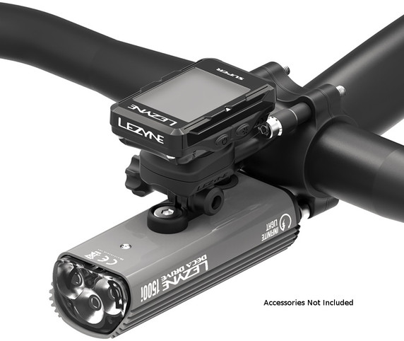 Lezyne Direct X-Lock GPS/Light Mount System Black