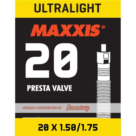 Maxxis Ultralight Presta FV SEP 32mm Tube 20 x 1.5/1.75