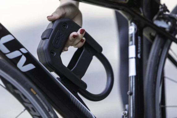 Hiplok DX Bike Lock with Frame Clip Black