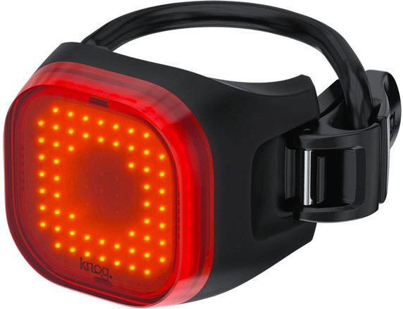 Knog Blinder Mini Square 50/30lm Front/Rear Bike Light Set Black