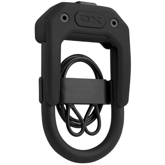 Hiplok DX Maximum Security D Lock Black with 2m Cable