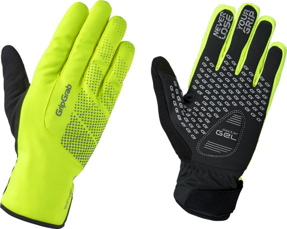 GripGrab Ride Waterproof Winter Gloves Hi-Vis Yellow