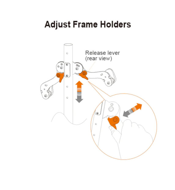 Ibera IB-ST9 Adjustable Bicycle Hanger Stand