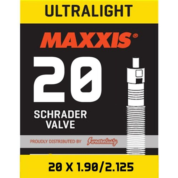 Maxxis Ultralight Schrader Valve Tube 20x1.90-2.125" 32mm