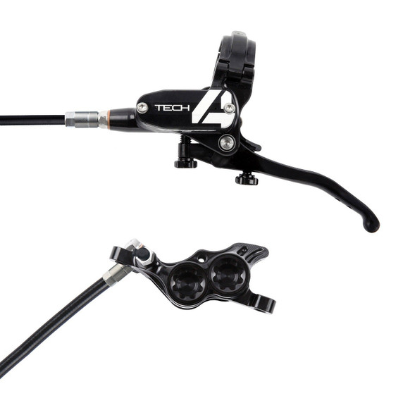 Hope Tech4 E4 Rear Disc Brake Black/Black Black Cable