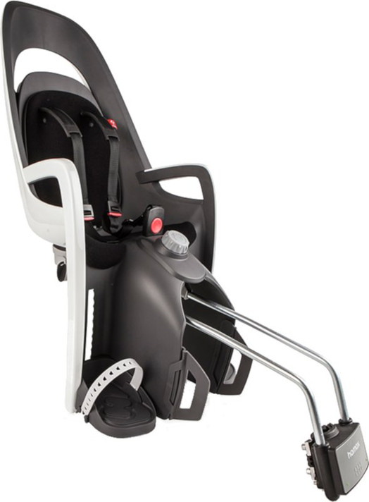 Hamax Caress Baby Seat With Lockable Bow Bracket Black and White