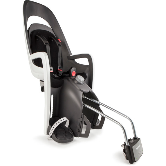 Hamax Caress Baby Seat With Lockable Bow Bracket Black and White