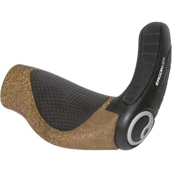 Ergon GP3 BioKork Rohloff Nexus Brown/Black Lock On Grips Large