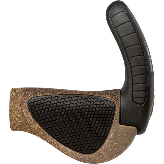 Ergon GP3 BioKork Rohloff Nexus Brown/Black Lock On Grips Large