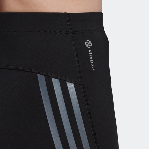 Adidas Run Icons Womens Short Tights Black