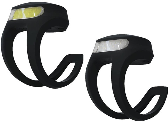 Knog Frog Front/Rear 40/20lm Light Set Spider Black