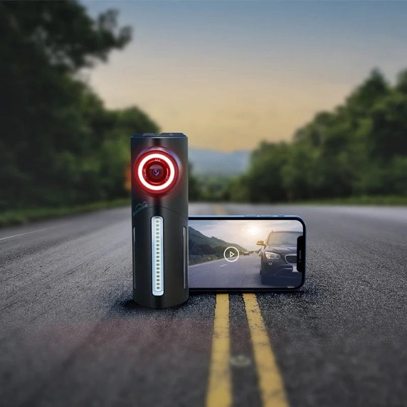 Magic Shine SeeMee DV 30 Lumen Cycling Rear Light + Camera Black
