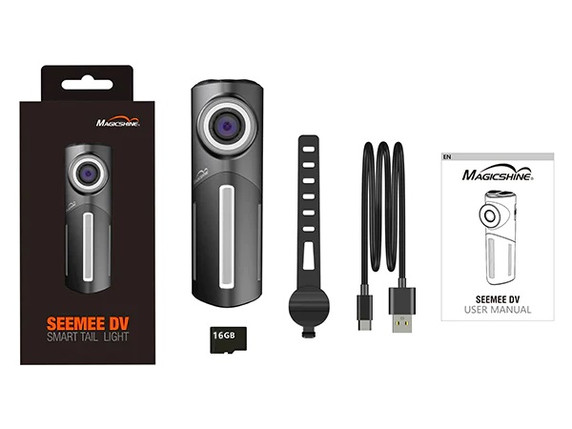 Magic Shine SeeMee DV 30 Lumen Cycling Rear Light + Camera Black