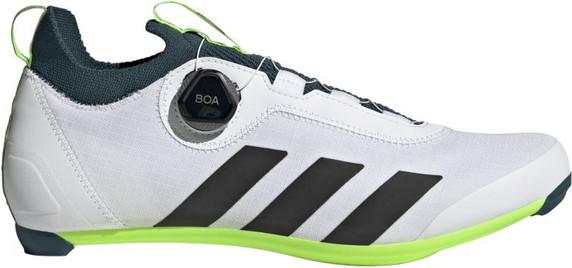 Adidas The Road BOA Cycling Shoe White/Core Black/Lucid Lemon