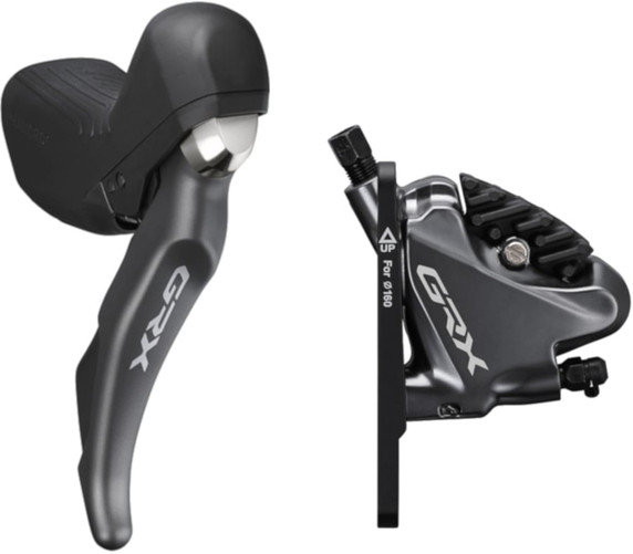 Shimano GRX ST-RX810-R Right Mechanical Shift-Brake Lever with  Hydraulic Front Disc Brake