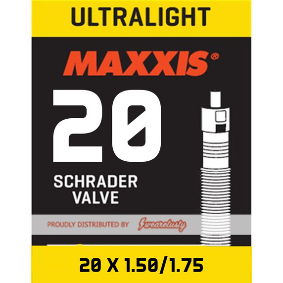 Maxxis Ultralight Schrader SV 32mm Tube 20 x 1.5/1.75