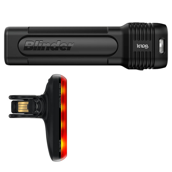 Knog Blinder 1300 and Blinder R150 Cycling Light Set