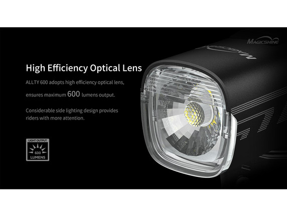 Magic Shine Allty 600 Front Light Black