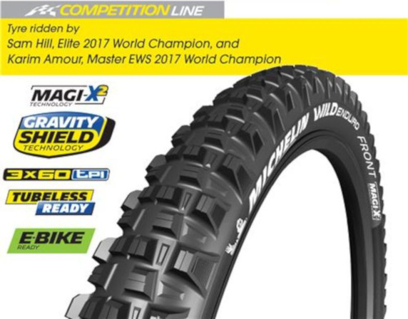 Michelin Wild Enduro Front Magi-X2 27.5x2.4" Foldable Tyre
