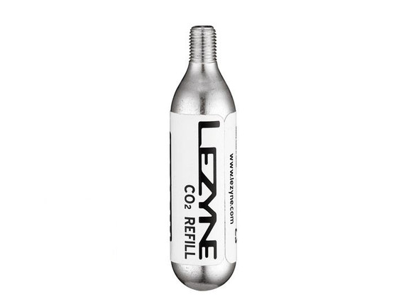 Lezyne Threaded Silver C02 Cartridge 16g