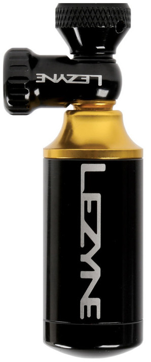 Lezyne Tubeless CO2 Blaster with 2x20g Cylinders Black/Gold