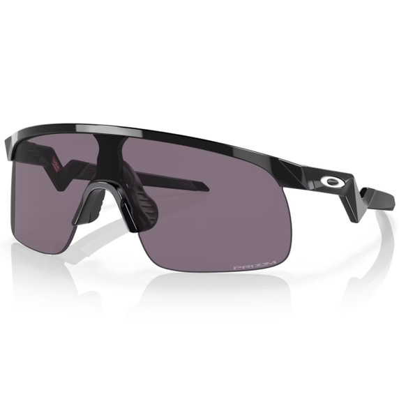 Oakley Resistor Youth Fit Sunglasses Polished Black w/ Prizm Grey Lens